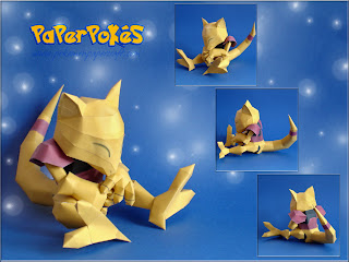 Figura Armada Papercraft Abra 3D