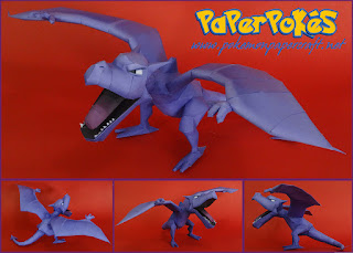 Figura Armada Papercraft Aerodactyl 3D
