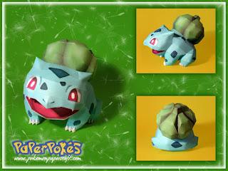 Figura Armada Papercraft Bulbasaur 3D