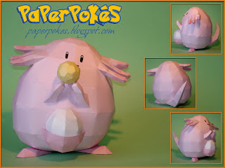 Figura Armada Papercraft Chansey 3D