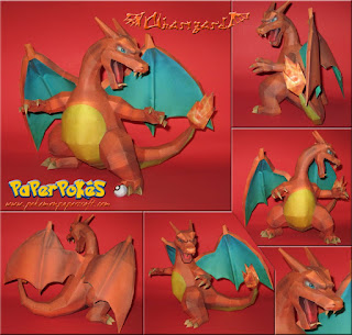 Figura Armada Papercraft Charizard 3D