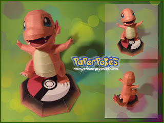 Figura Armada Papercraft Charmander 3D