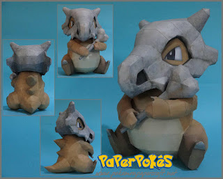 Figura Armada Papercraft Cubone 3D