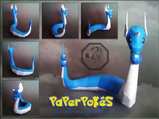 Figura Armada Papercraft Dragonair 3D