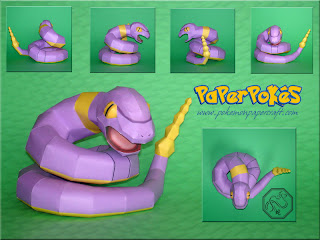 Figura Armada Papercraft Ekans 3D