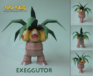 Figura Armada Papercraft Exeggutor 3D