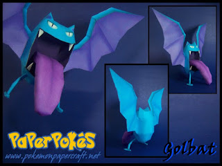 Figura Armada Papercraft Golbat 3D