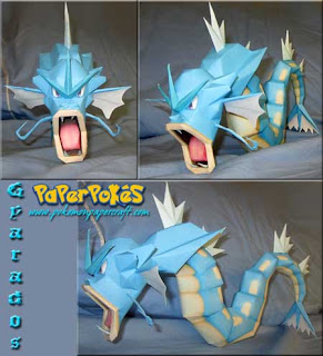 Figura Armada Papercraft Gyarados 3D