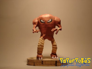 Figura Armada Papercraft Hitmonlee 3D