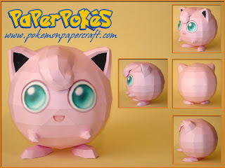 Figura Armada Papercraft Jigglypuff 3D