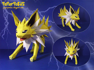 Figura Armada Papercraft Jolteon 3D