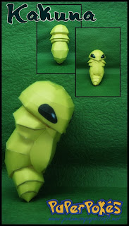 Figura Armada Papercraft Kakuna 3D