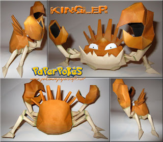 Figura Armada Papercraft Kingler 3D