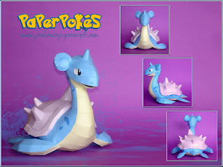 Figura Armada Papercraft Lapras 3D