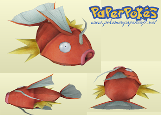 Figura Armada Papercraft Magikarp 3D