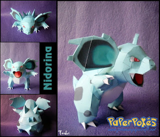 Figura Armada Papercraft Nidorina 3D