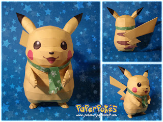 Figura Armada Papercraft Pikachu 3D