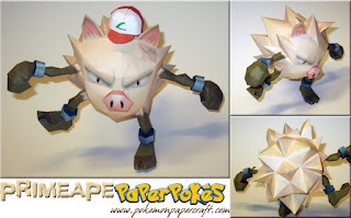 Figura Armada Papercraft Primeape 3D