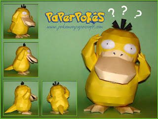 Figura Armada Papercraft Psyduck 3D