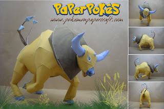Figura Armada Papercraft Tauros 3D