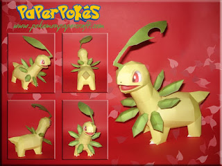 Figura Armada Papercraft Bayleef 3D