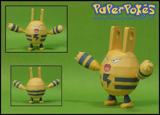 Figura Armada Papercraft Elekid 3D