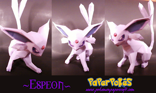 Figura Armada Papercraft Espeon 3D