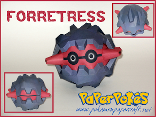 Figura Armada Papercraft Forretress 3D