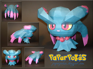 Figura Armada Papercraft Misdreavus 3D
