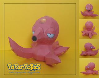 Figura Armada Papercraft Octillery 3D