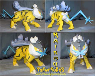 Figura Armada Papercraft Raikou 3D