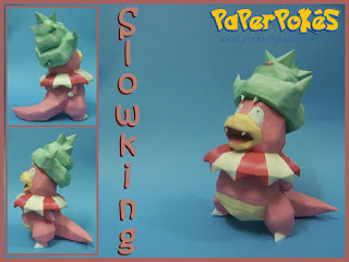 Figura Armada Papercraft Slowking 3D
