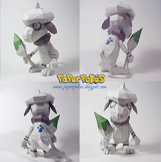 Figura Armada Papercraft Smeargle 3D