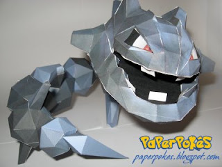 Figura Armada Papercraft Steelix 3D