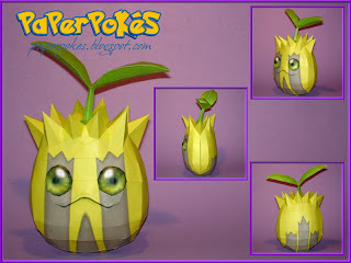Figura Armada Papercraft Sunkern 3D