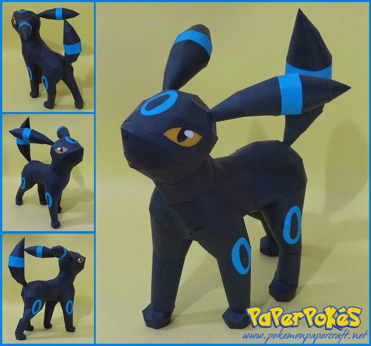 Figura Armada Papercraft Umbreon 3D