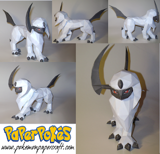 Figura Armada Papercraft Absol 3D