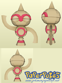 Figura Armada Papercraft Baltoy 3D