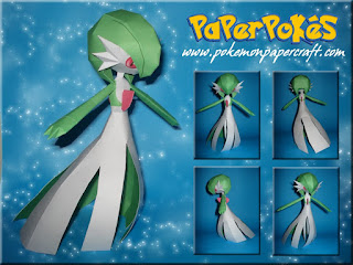 Figura Armada Papercraft Gardevoir 3D