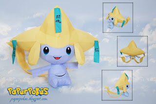 Figura Armada Papercraft Jirachi 3D