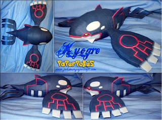 Figura Armada Papercraft Kyogre 3D