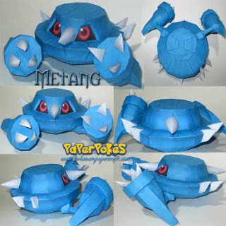 Figura Armada Papercraft Metang 3D