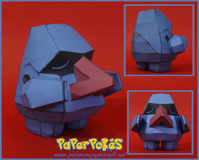 Figura Armada Papercraft Nosepass 3D
