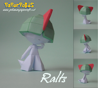 Figura Armada Papercraft Ralts 3D