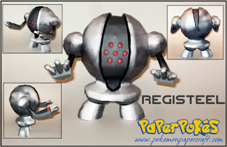Figura Armada Papercraft Registeel 3D
