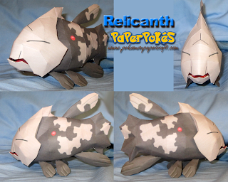 Figura Armada Papercraft Relicanth 3D