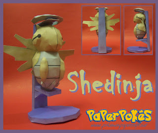 Figura Armada Papercraft Shedinja 3D