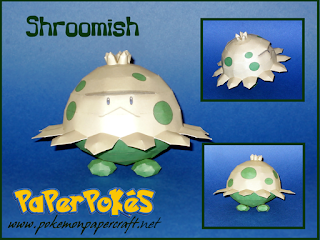 Figura Armada Papercraft Shroomish 3D