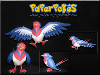 Figura Armada Papercraft Swellow 3D