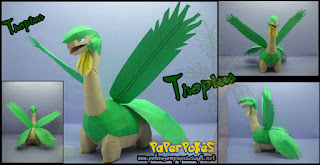 Figura Armada Papercraft Tropius 3D